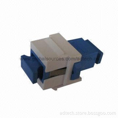 Fiber-optic Keystone Insert with SC Simplex SM Adapter, Fits for Blank Patch Panel